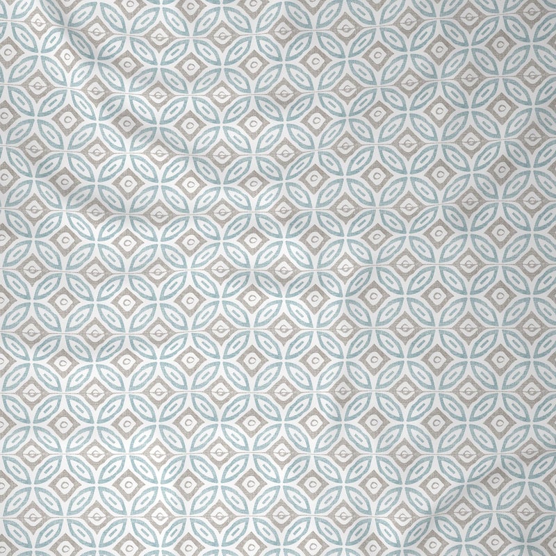 maspar Ardour Soren 100% Cotton Bed Sheet Set, Bed Sheet (224 x 275 cm) with Two Pillow Covers (46 x 69 cm), Double, Blue - Image 4