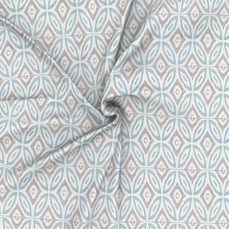 maspar Ardour Soren 100% Cotton Bed Sheet Set, Bed Sheet (224 x 275 cm) with Two Pillow Covers (46 x 69 cm), Double, Blue - Image 3