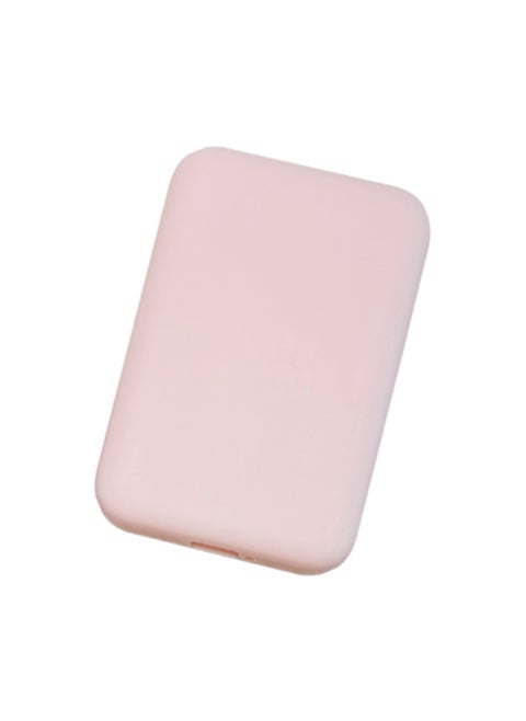 Suitable For Apple Magnetic Magsafe External Battery Protective Case Apple Electric Protection Case Frosted And Delicate Hand Feel-Specifications:Pink
