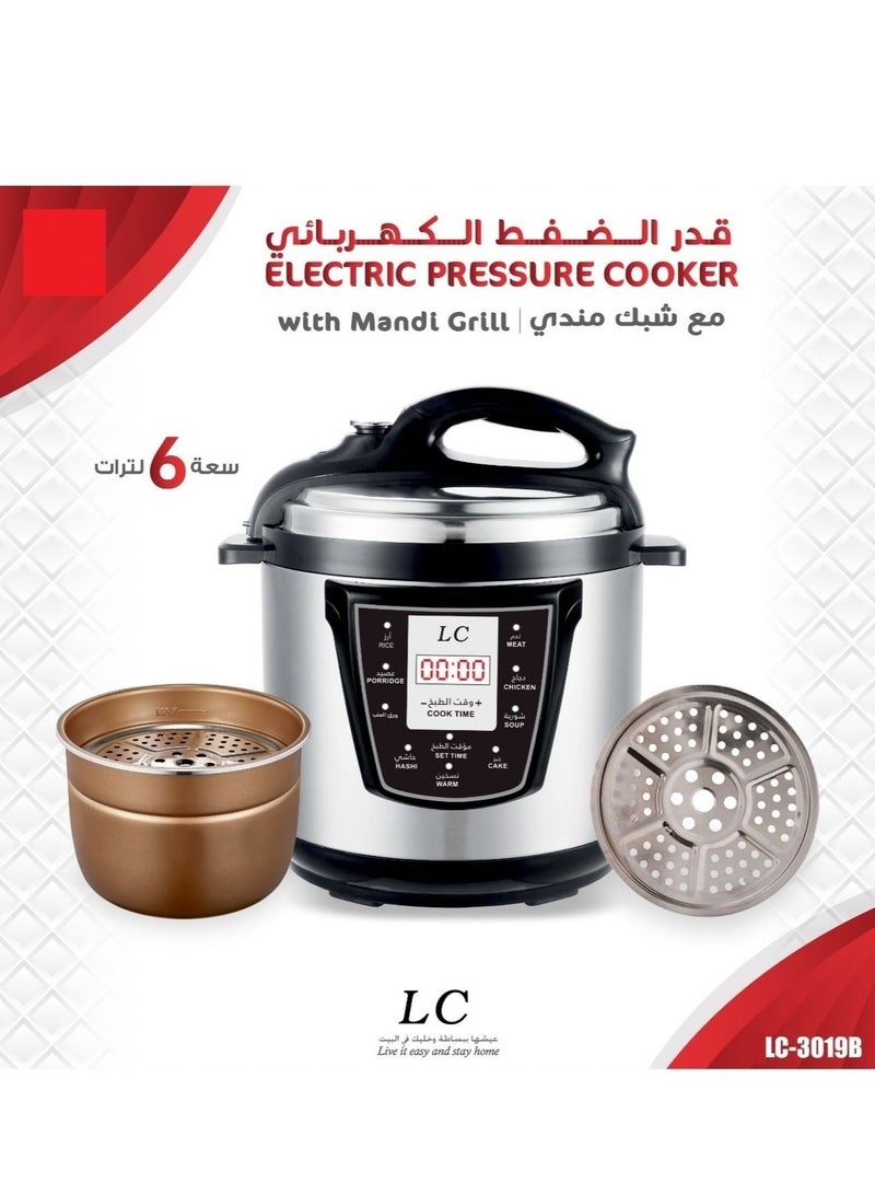 LC Electric Pressure Cooker 6L 1000W