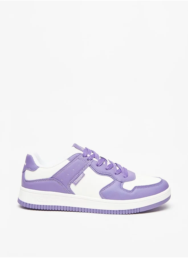 كابا Women's Textured Lace-Up Sneakers