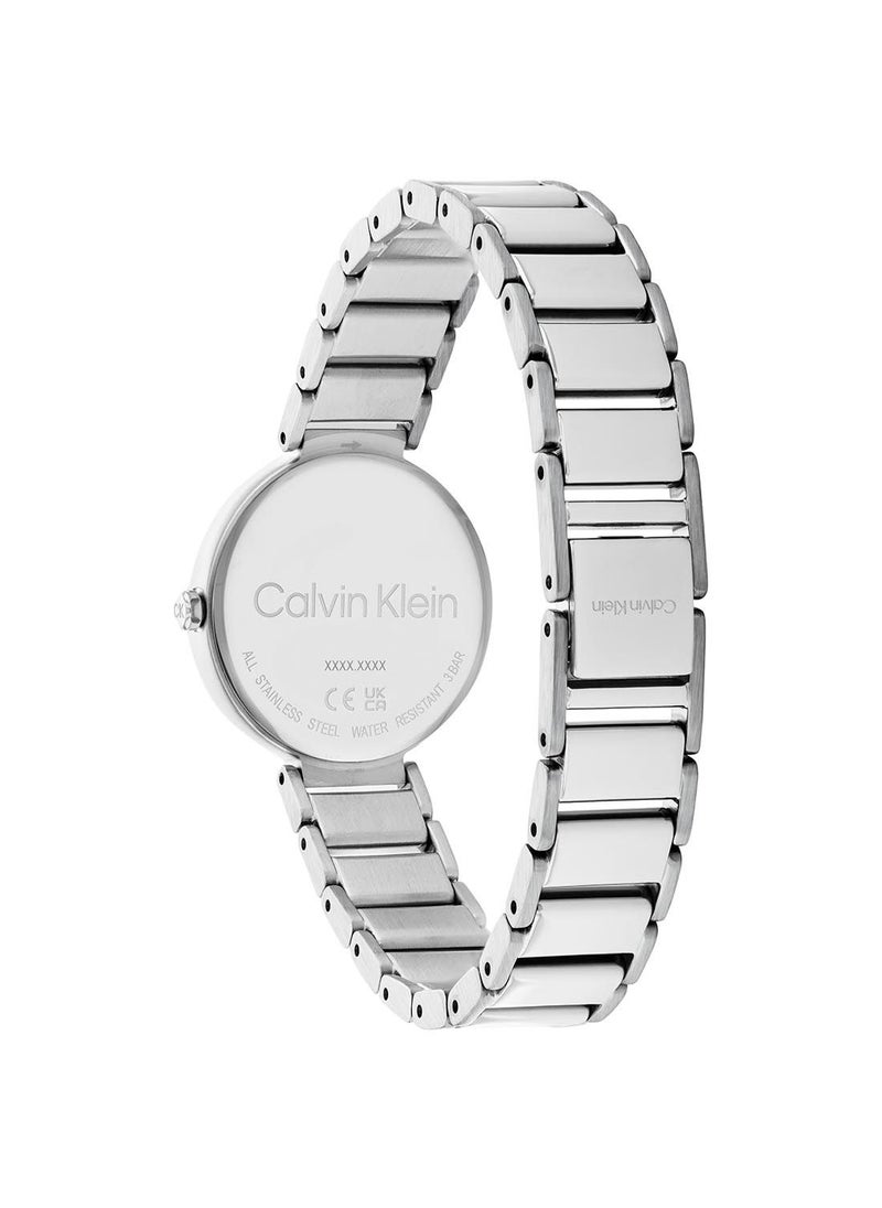 CALVIN KLEIN Analog Round Waterproof  Wrist Watch With Stainless Steel 25200138  - Image 3