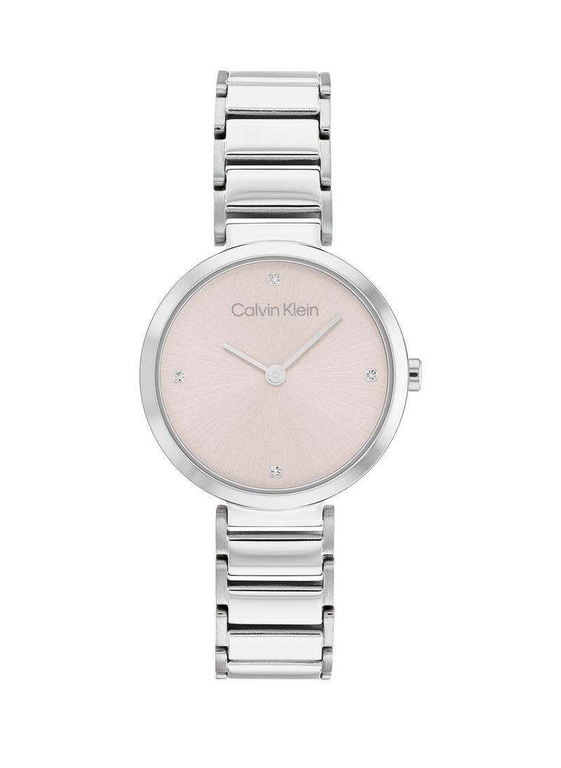 CALVIN KLEIN Analog Round Waterproof  Wrist Watch With Stainless Steel 25200138  - Image 2