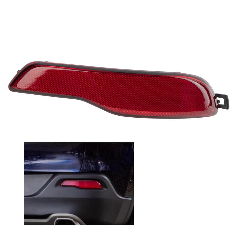68105144AC Rear Bumper Reflector Passenger Side Compatible with Jeep Cherokee 20142018 Right