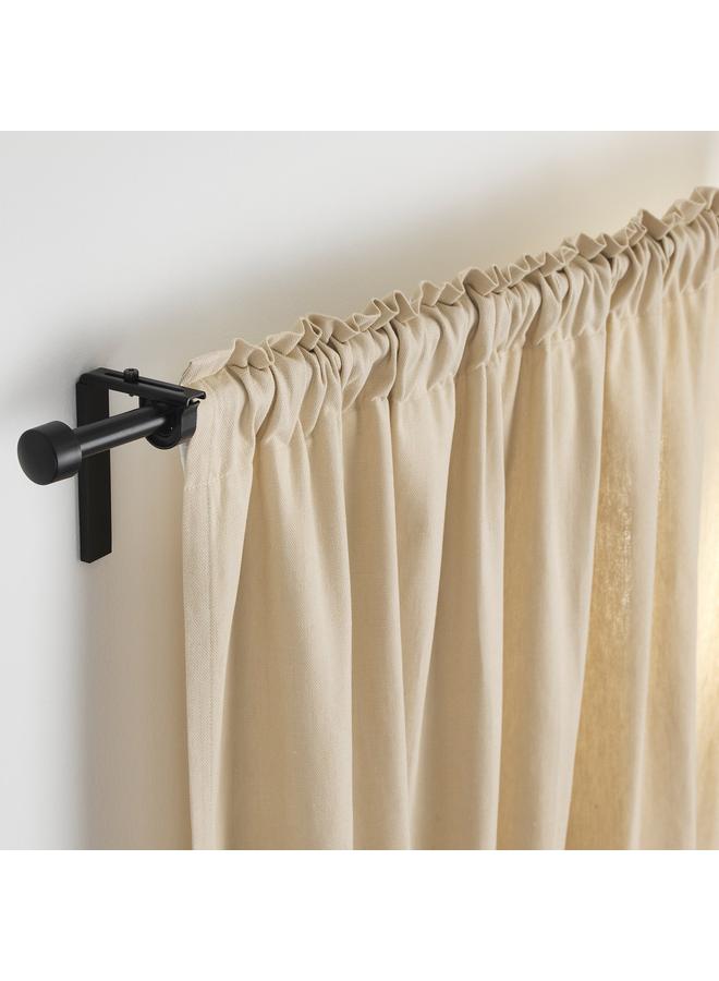Zaboon Curtain Rod, Black, 210-385 Cm - Image 2