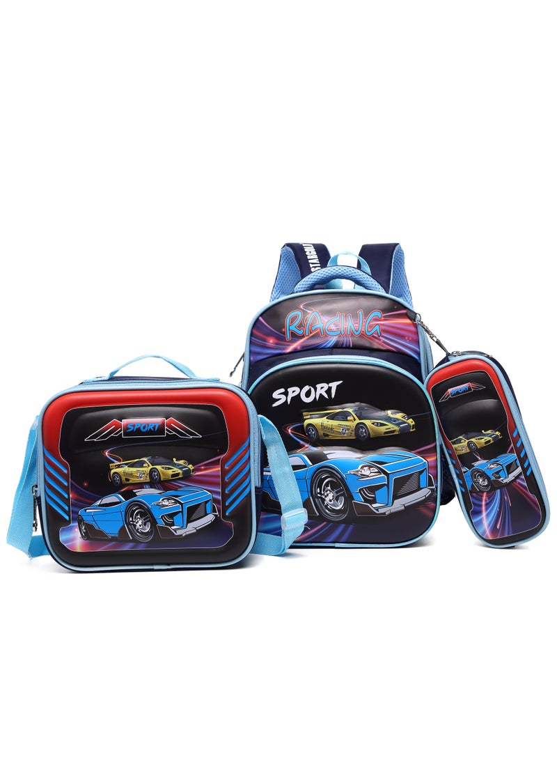 Stargold Baby Backpack 3Pcs Combo For Baby Girl With Adjustable Strap For School 12 Inch
