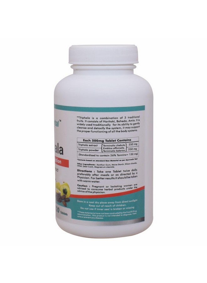 Way2Herbal Triphala Tablets (120 Count Pack of 1) - Image 4