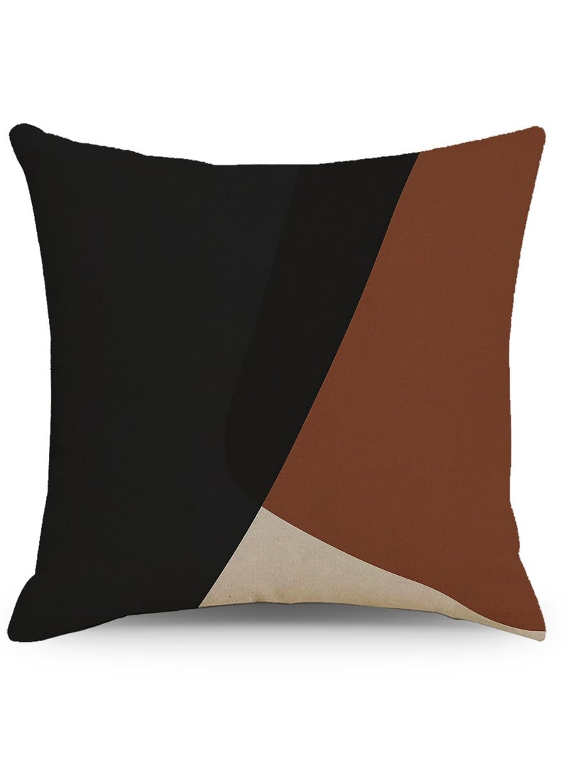 Y&D Nordic abstract pattern linen material pillowcase pillow cover 45*45cm 