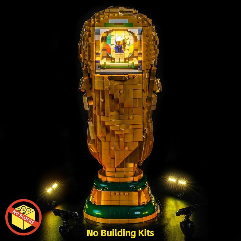 BrickBling LED Light Kit for Lego FIFA World Cup Trophy - Creative Lighting Accessory - Image 5
