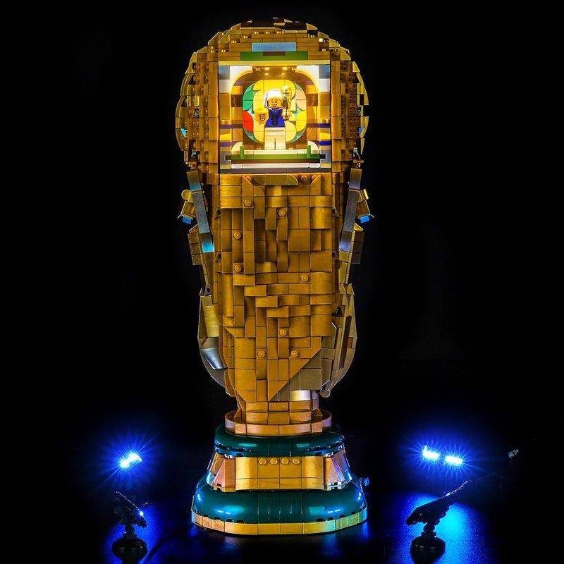 BrickBling LED Light Kit for Lego FIFA World Cup Trophy - Creative Lighting Accessory - Image 1