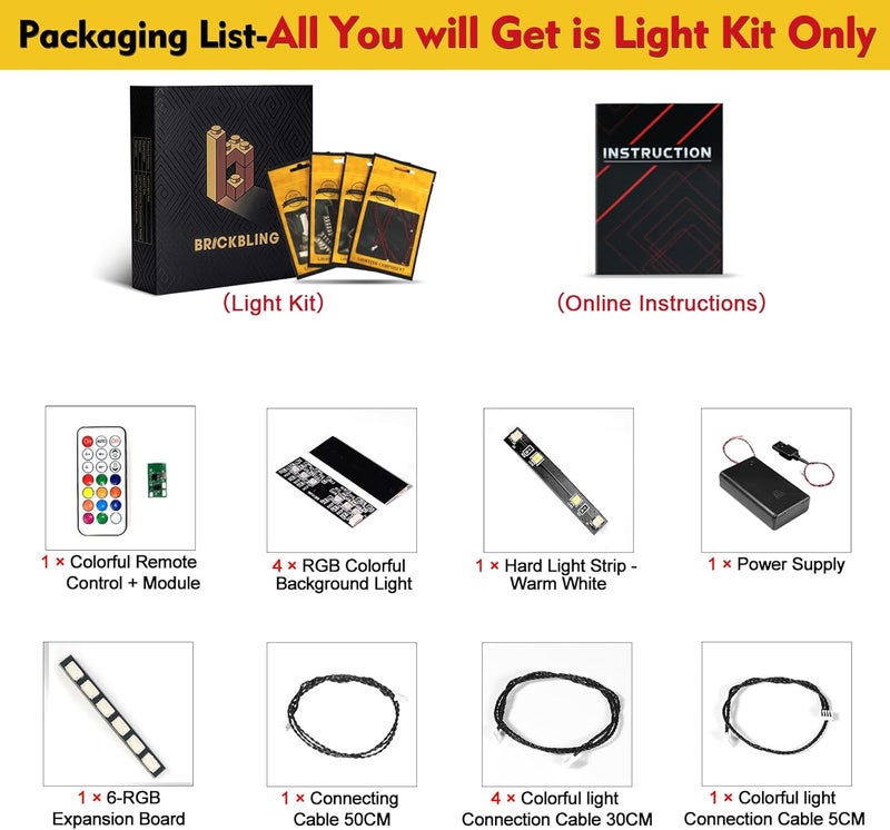 BrickBling LED Light Kit for Lego FIFA World Cup Trophy - Creative Lighting Accessory - Image 2