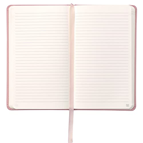Leatherpress Classic Leather Notebook Writing Journal, Hardcover, Elastic Closure Narrow Ruled Pages, Inspire Collection - Image 2