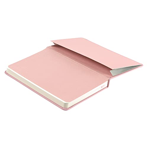 Leatherpress Classic Leather Notebook Writing Journal, Hardcover, Elastic Closure Narrow Ruled Pages, Inspire Collection - Image 3