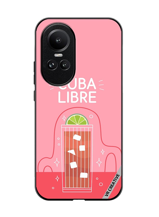 VR CREATIVE Protective Case Cover For Oppo Reno 10 Cuba Libre Design Multicolour - Image 1