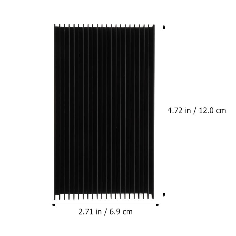 Aluminum Heat Sink Radiator 69x27x120mm Ultra Thin Cooler Fin for Electronics Cooling - Image 3