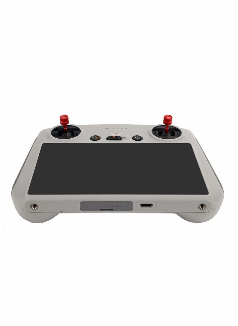 Y&D Mini 3 Pro Remote Control Sticks for DJI RC, Aircraft aluminum Alloy Controller Thumb Stickers/Joystick/Rocker Replacement Parts, Accessories (Red)  - Image 5