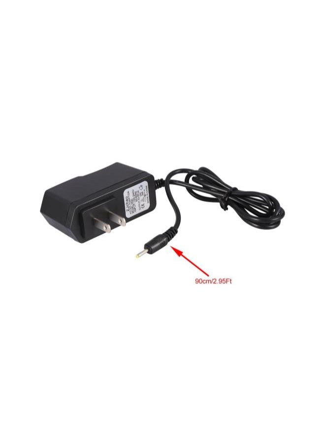 WYBOT - DC 5V 2A/2000mah AC Power Adapter Wall Charger for Android Tablet PC MID eReader with Round 2.5mm Jack US Plug Black - Image 1