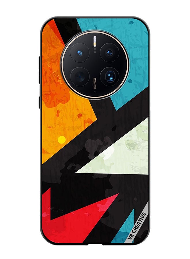 VR CREATIVE Protective Case Cover For Huawei Mate 50 Pro Abstract Design Multicolour - Image 1