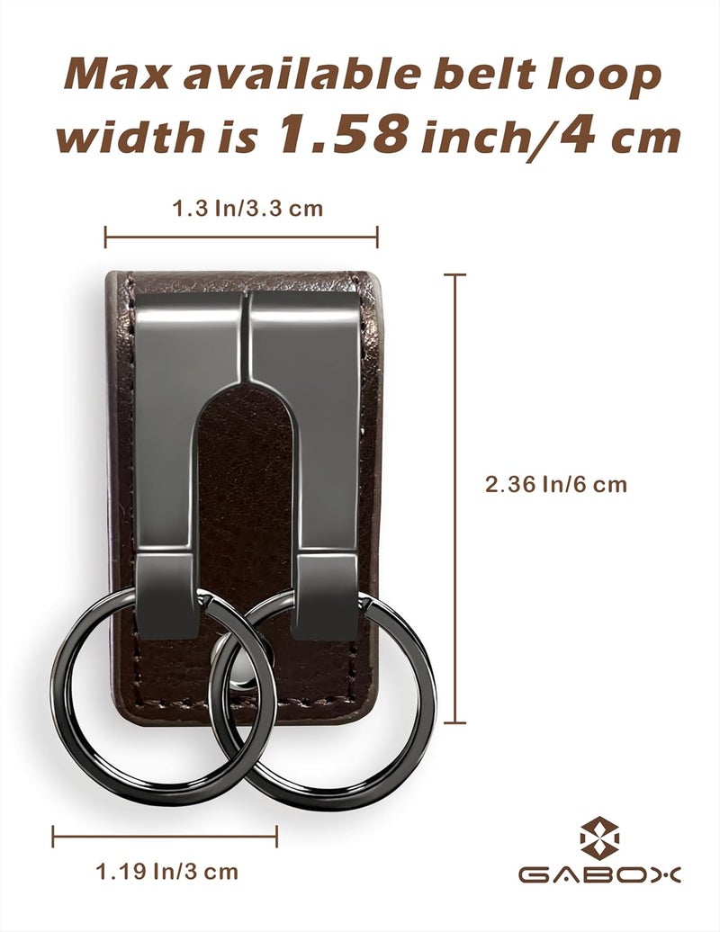 GABOX EDC Key Chain Belt Clip Carabiner Keychain Key Ring - Image 2