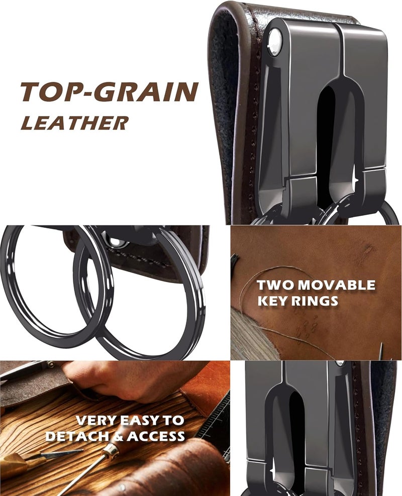 GABOX EDC Key Chain Belt Clip Carabiner Keychain Key Ring - Image 5