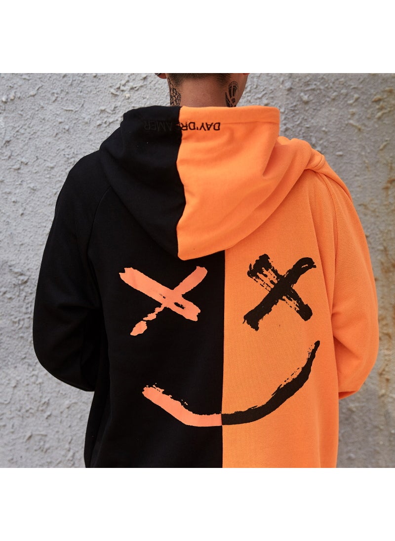 Generic - Unisex Couple Hoodie Oversized Streetwear 673 Red - Image 1