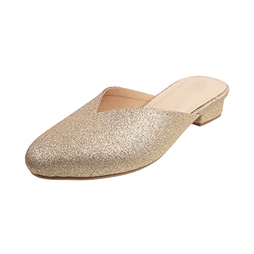 Metro Womens Synthetic Gun Metal Slip Ons (Size (7 UK (40 EU)) - Image 1