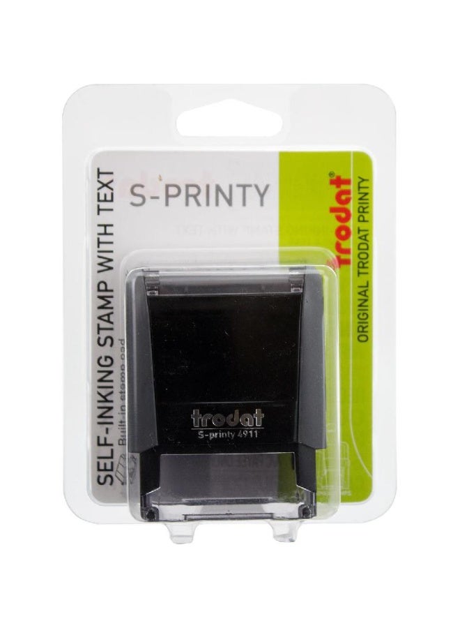 Trodat 4911 (S-Printy) Self Inking Stamp "Urgent" 1.5x3.5cm Arabic/English - Image 2