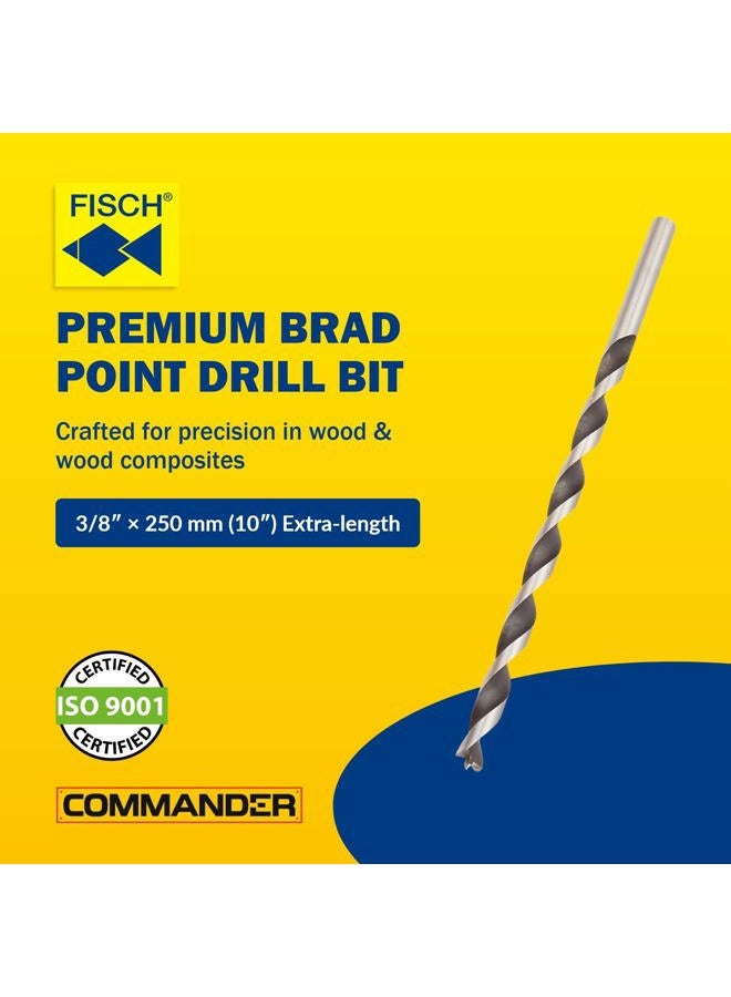 Fisch FSF-328551 Brad Pt. Drill, 3/8" x 250mm - Image 2