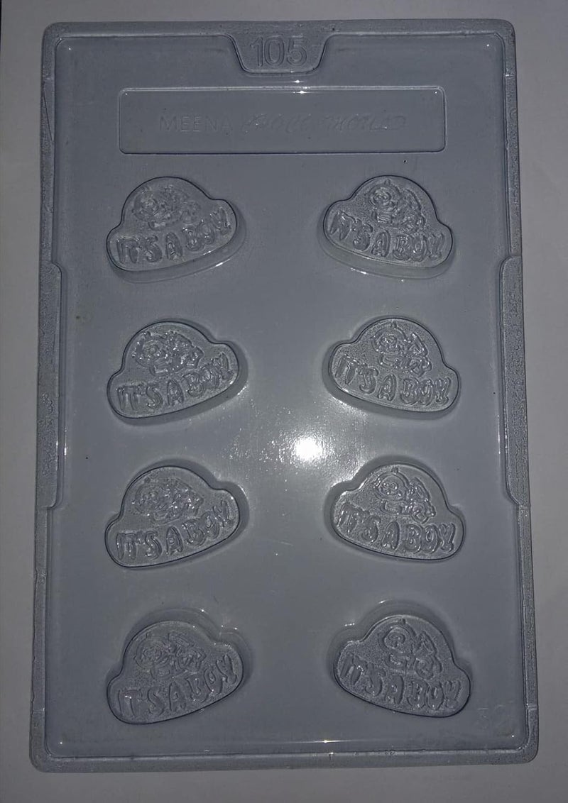 MASTER ROYAL BACKNCOOK TOOLS Master Royal BACKNCOOK BOY Announcement Chocolate Mold - Image 2