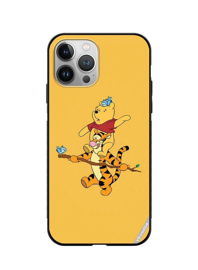 VR CREATIVE Protective Case Cover For Apple iPhone 11 Pro Max Pooh Design Multicolour - Image 1