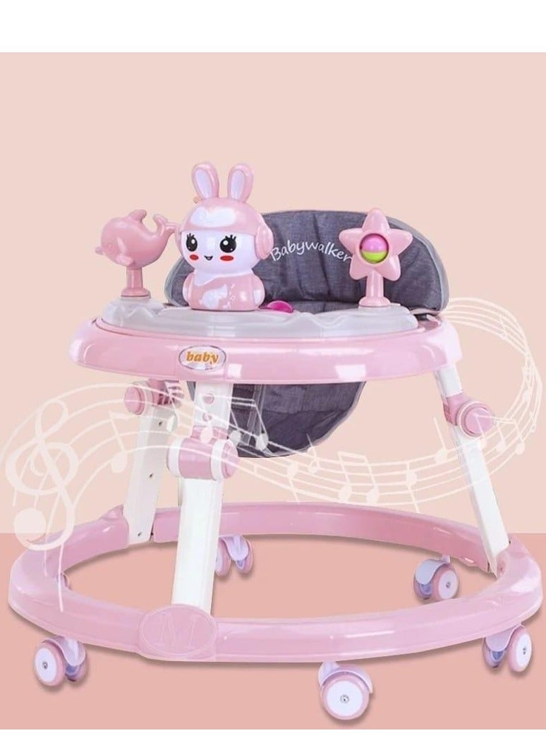 Baby walker for Babies Anti-o-leg Multi-function Anti-rollover Baby Walker wheels and Seat Music Push Walker Stroller - Image 1