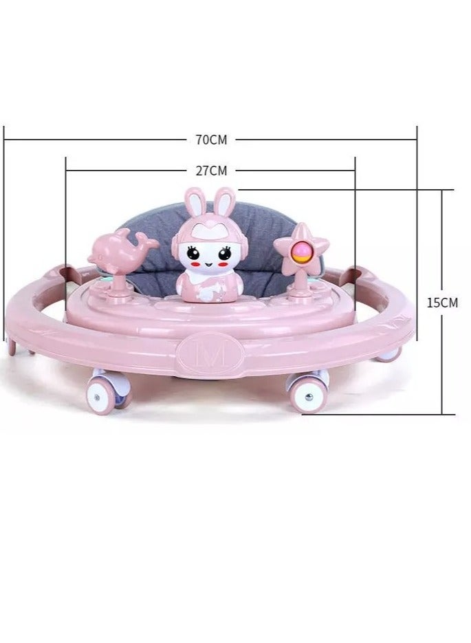 Baby walker for Babies Anti-o-leg Multi-function Anti-rollover Baby Walker wheels and Seat Music Push Walker Stroller - Image 4