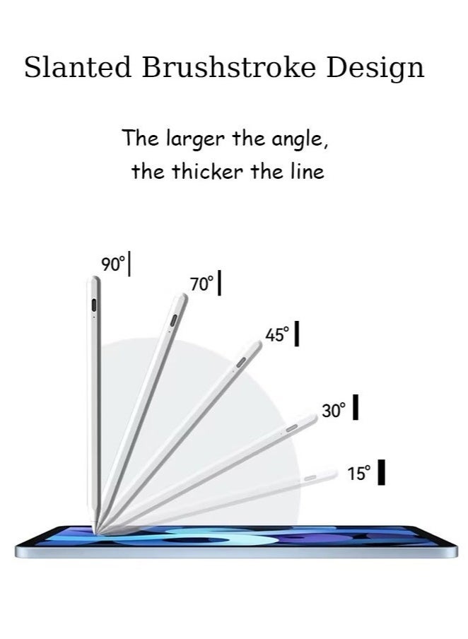 كيلا قلم ستايلس رقمي نشط، قلم بلوتوث للآيباد مزود بتقنية البلوتوث مع شحن سريع ورفض راحة اليد لجهاز آيباد أبل 2018 والإصدارات الأحدث أسود - Image 3