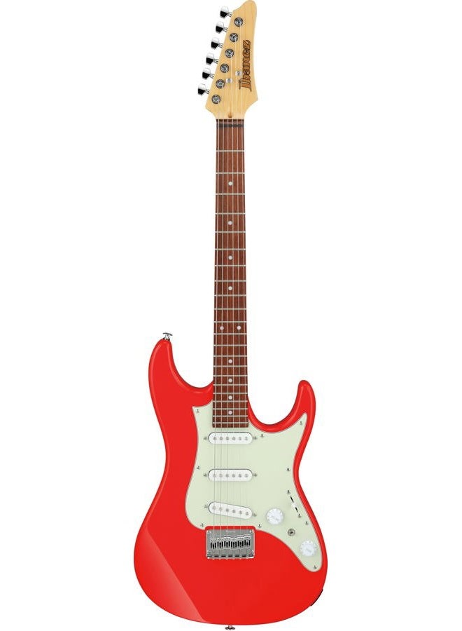 Ibanez جيتار كهربائي بــ 6 أوتار، جسم صلب، يمين، فيرمليون (AZES31VM) - Image 1