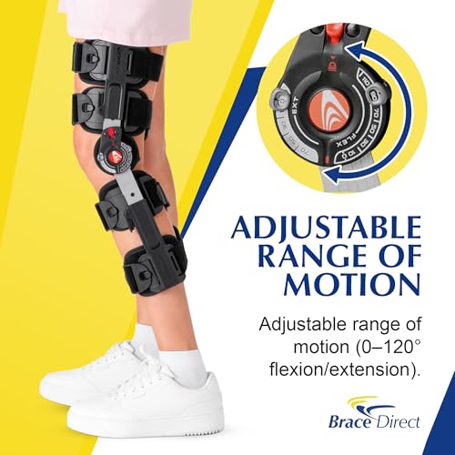 Brace Direct Breg T Scope Premier Post Op Knee Brace Adjustable ROM for ACL MCL PCL Injury Recovery L1833 L1832 (Thighs Up to 30.5") - Image 4