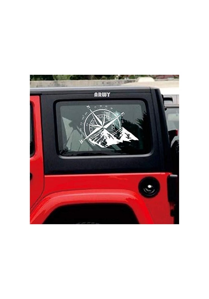 BPA Vinyl Compass Car Bike Sticker