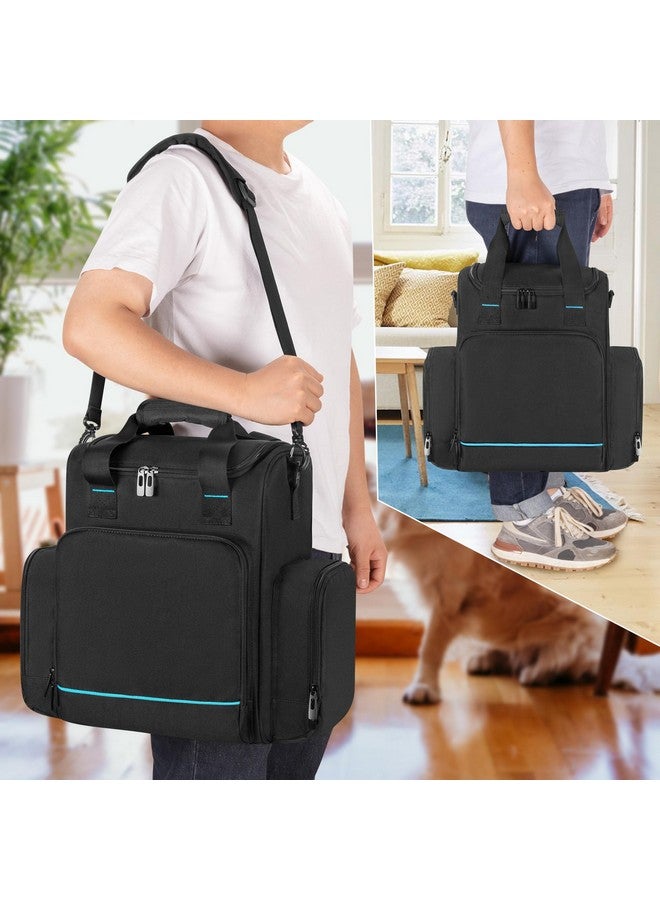 CURMIO CURMIO Carrying Case Compatible with FM-02 Professional PLUS Grooming Vacuum Kit, Pet Grooming Kit Supplies Organizer Bag for Dog Cat Clippers, Brush, Scissors or Other Pet Supplies, BAG ONLY - Image 5