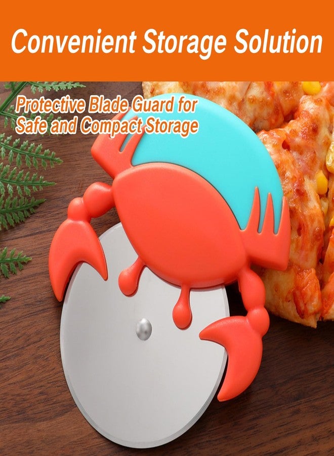 يافيجي غطاء قرص تقطيع البيتزا من YAFIYGI، عبوة واحدة، قرص تقطيع بيتزا أحمر بشفرات كبيرة، مانع للانزلاق، مقاوم للصدأ، سهل الاستخدام، غطاء حماية لشفرة تقطيع البيتزا، قطاعة متينة، مناسب للاستخدام باليد اليمنى واليسرى - Image 5
