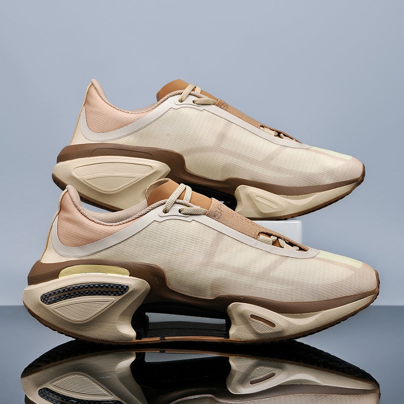 sneaker Mens and Womens 3.0 Carbon Plate Running Shoes Shock Absorption Casual Lightweight Height Increasing Students Fashion Shoes sneakers tea brown 
