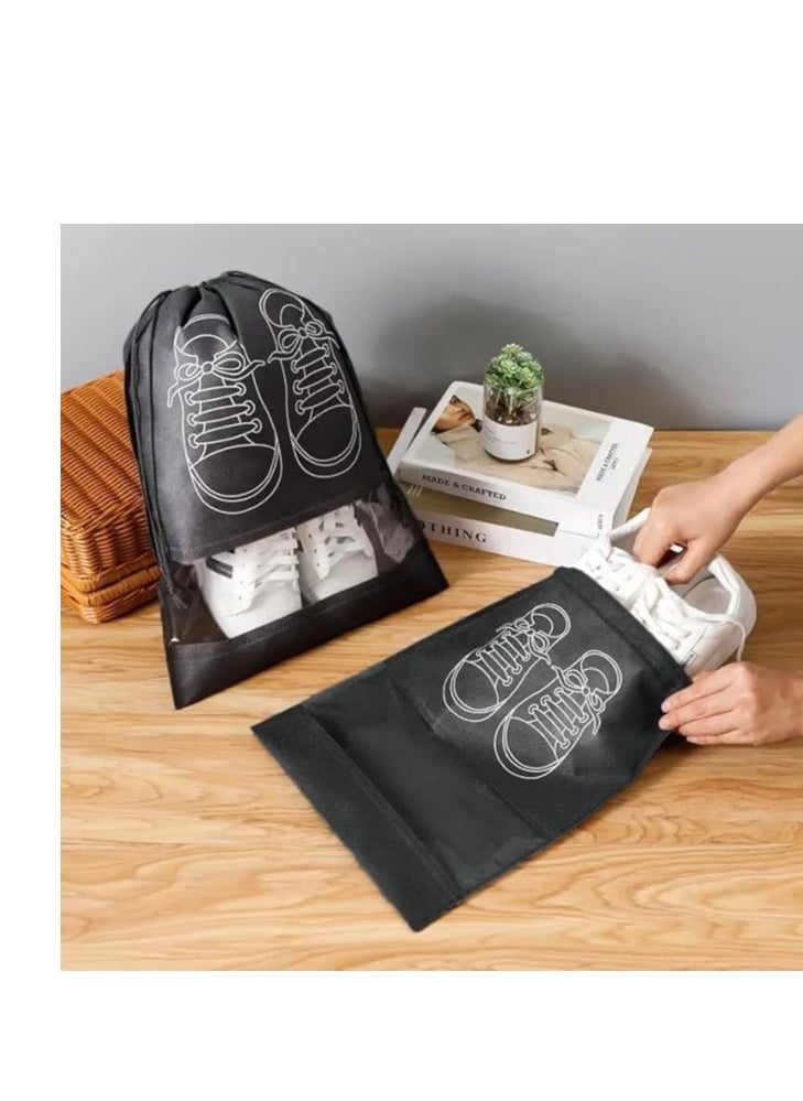 Spaceshoop Large Travel Storage Shoe Bag, Portable Shoe Bag Dust-proof Shoe 2pcs  - Image 2