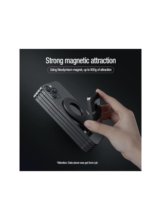 S-TOP Magnetic Car Mount for Tesla Model 3/X/Y/S for Magsafe, Detachable Wall Mount with 2 Base for iPhone 14 13 12 Pro/Pro Max, Adjustable Phone Holder for Car, Wall, Desk and Laptop, Black - Image 3