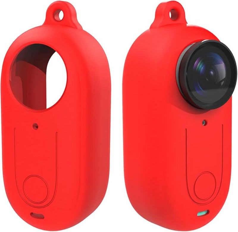 Black Soft Silicone Protective Cover Case For Insta360 GO 3 Action Camera Anti Fall - Image 1