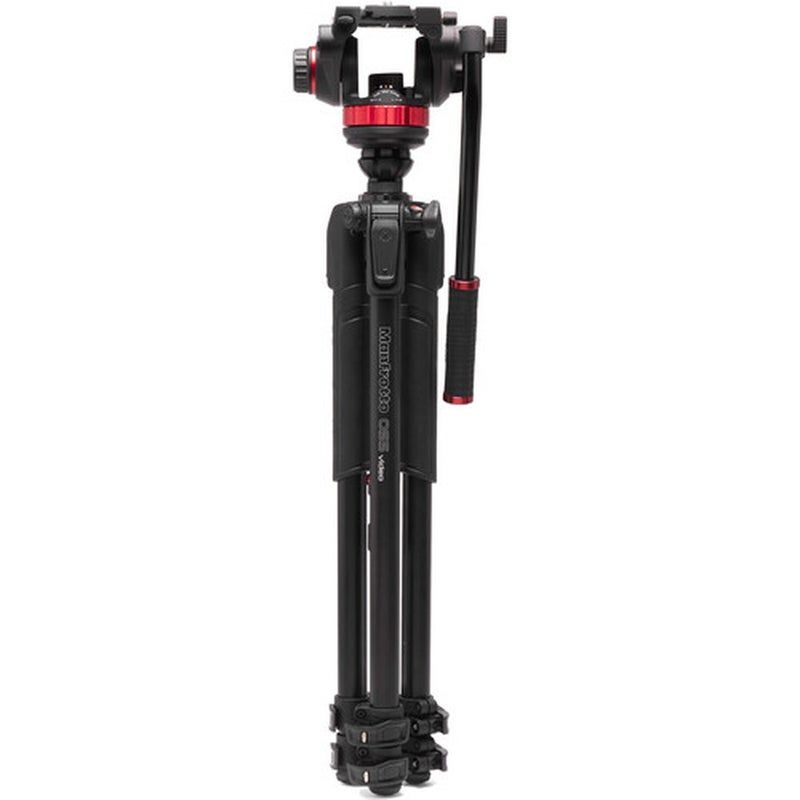 Manfrotto 502 Fluid Video Head Flat Base&055 Video Carbon Fibre Tripod - Image 2