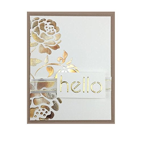 iCraft Deco Foil, 5 Transfer Sheets, 6" x 12", Amber Watercolor - Image 2