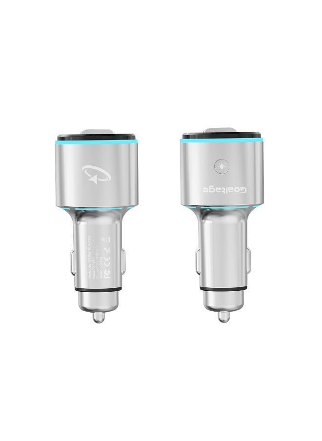 Goaltage Goaltage FMTR01 PowerTune Bluetooth FM Transmitter with Multi-Format Support, Safety Protection, Fast Charging, Hands-Free Calling and Wide Compatibility  - Image 2