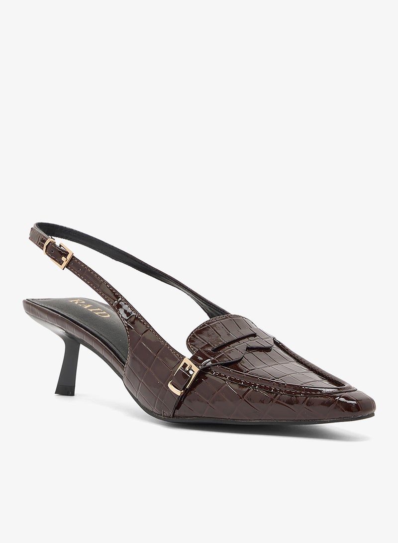 ريد إيلوين مضخات بحزام خلفي - Image 2