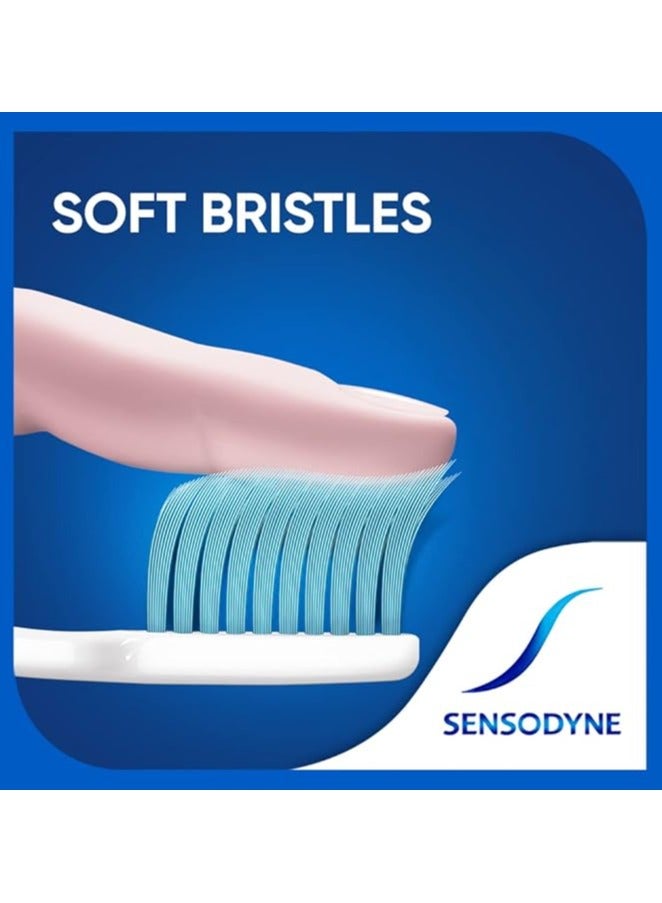 Sensodyne Sensodyne Medium Rapid Relief Specially Designed For People With Sensitive Teeth Toothbrush  - Image 4