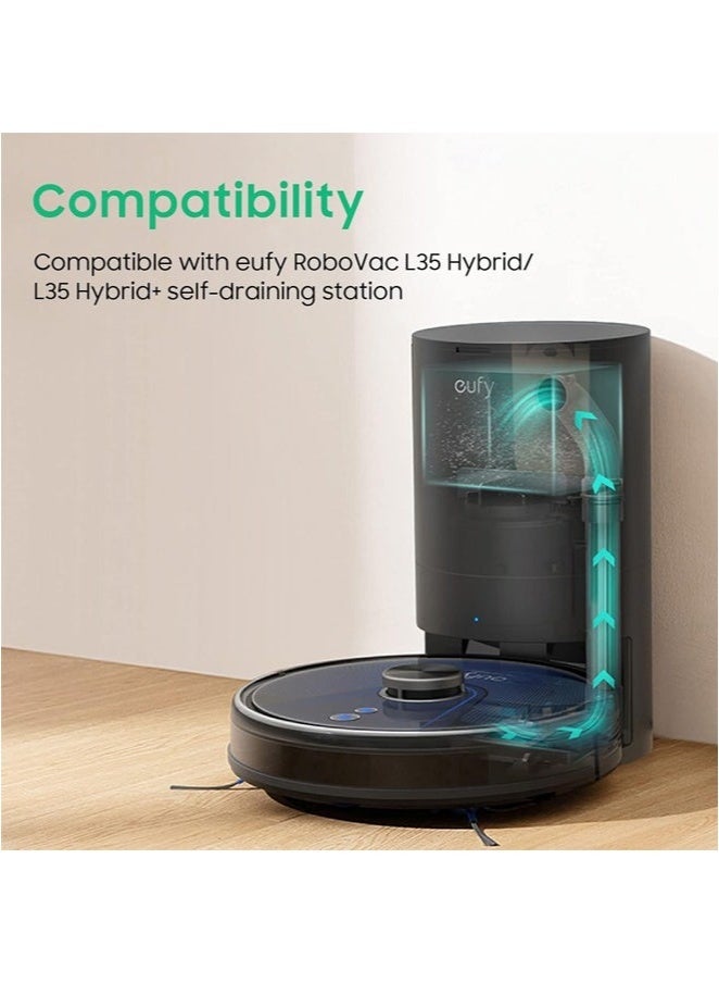10 Pcs Dust Bags for eufy RoboVac L35 Hybrid, L35 Hybrid+ LR30 Hybrid, LR30 LR20 Auto-Empty Station, 4 Layer Filtration System with Activated Carbon Fabric, Remove Unwanted Odors  - Image 5