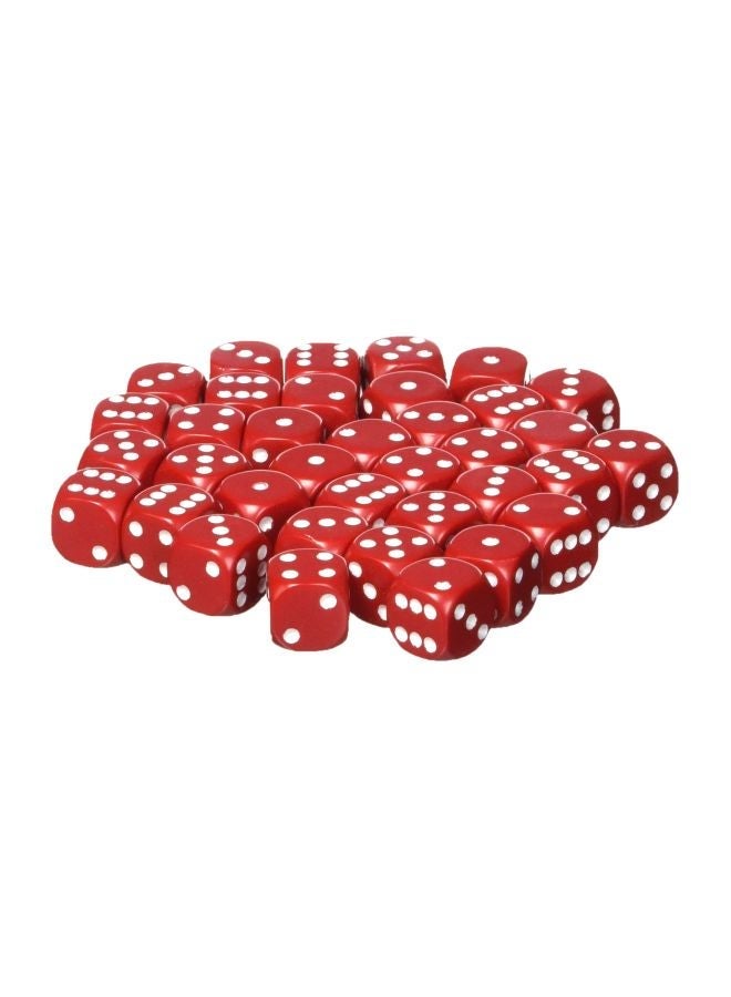 NIBEMINENT 36-Piece Opaque Six Sided D6 Dice Set 25804 - Image 1
