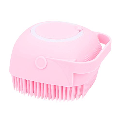 PARVY Body Bath Brush, Silicone Soft Cleaning Bath Body Brush with Shampoo Dispenser - Skin Massage Brush Bath Bathroom Accessories [MULTICOLOUR-1 PCS] - Image 2
